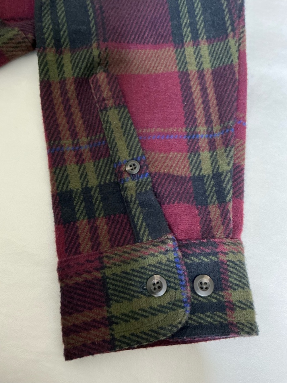 7 Diamonds Soft Flannel Multi-Plaid Button-Up Long Sleeve Shirt Size XL - Picture 9 of 15
